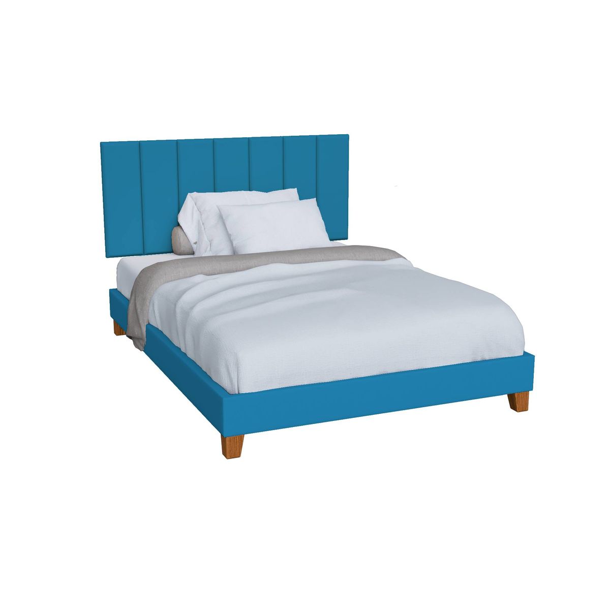 PIEZA MODULAR PANEL 60CMX20CM COLOR AZUL 1UNIDAD - 1