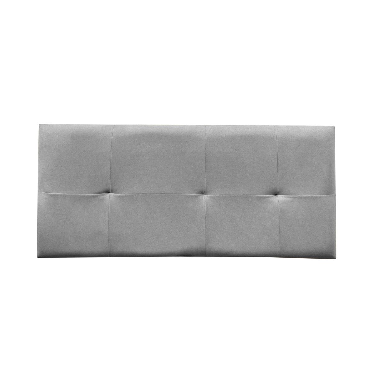 CABECERA AÉREA REFORZADA BRISA CON TELA ANTIFLUIDA DE QUEEN COLOR GRIS CLARO - 1