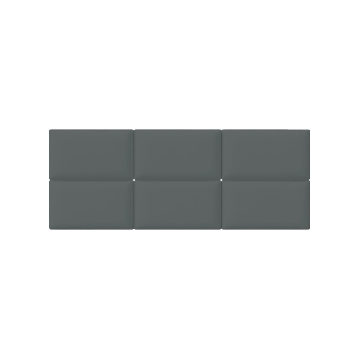 CABECERA MODULAR PANEL 30CMX40CM COLOR GRIS OSCURO 1UNIDAD - 1
