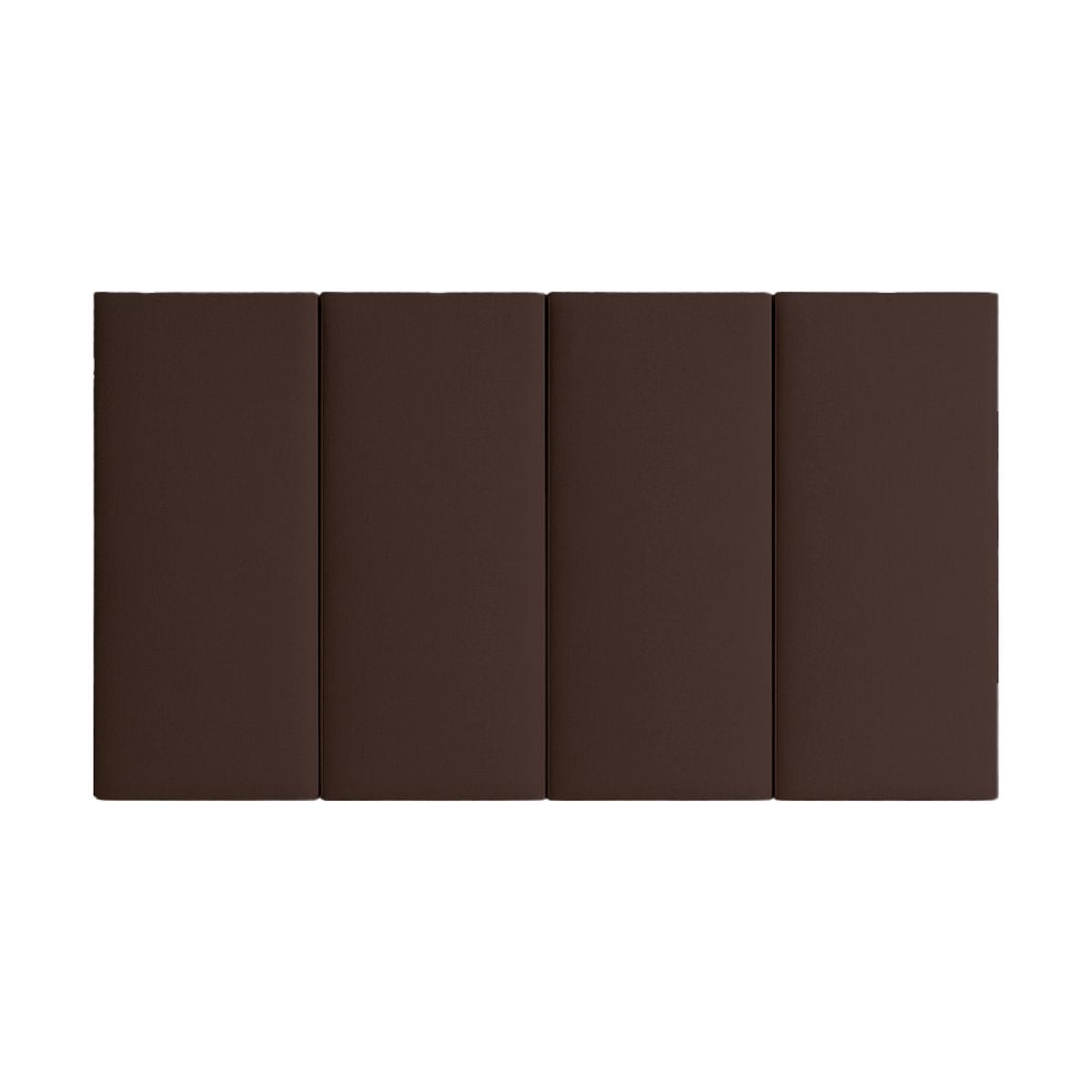 PIEZA MODULAR PANEL 60CMX20CM COLOR MARRÓN 1UNIDAD - 1