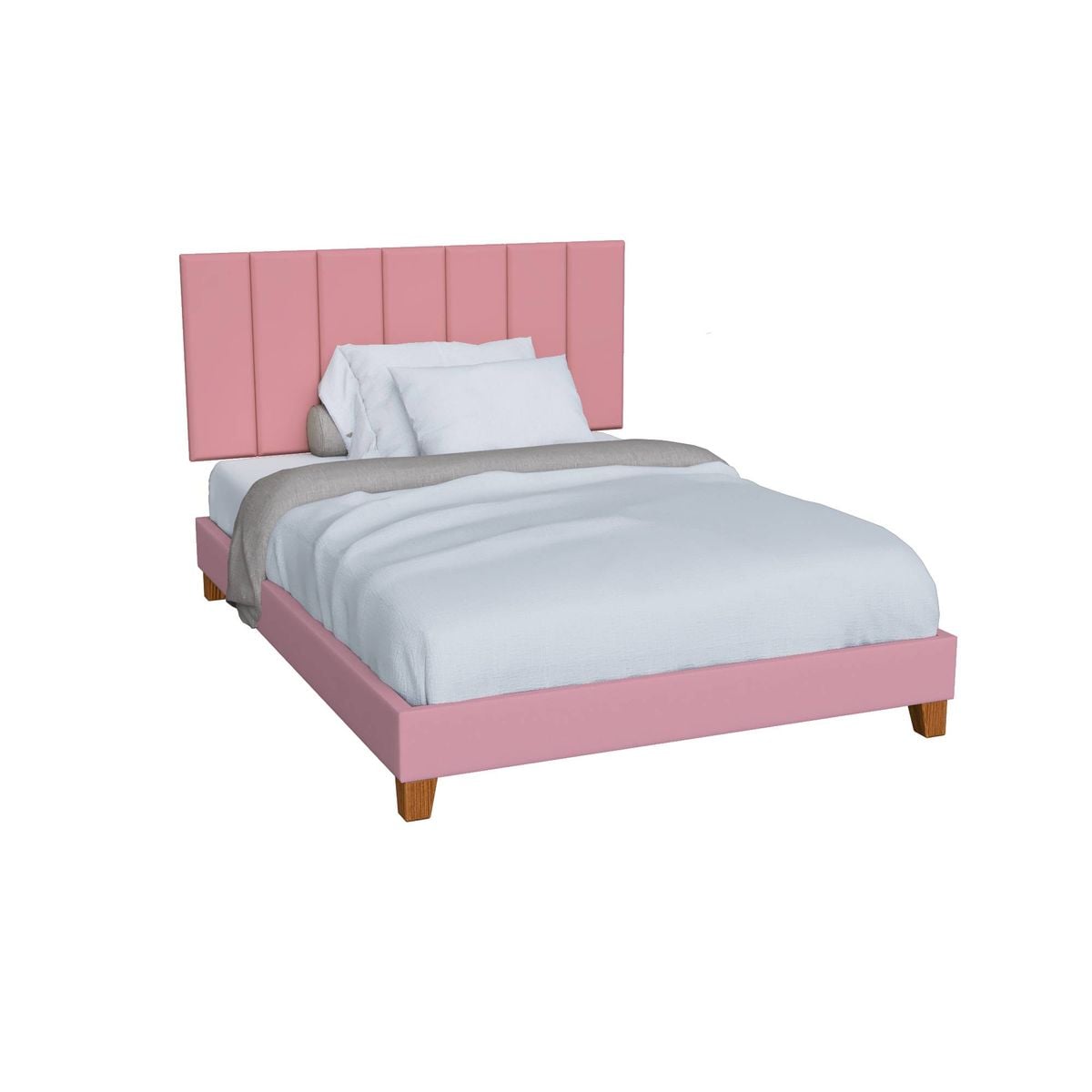 PIEZA MODULAR PANEL 60CMX20CM COLOR ROSADO 1UNIDAD - 1