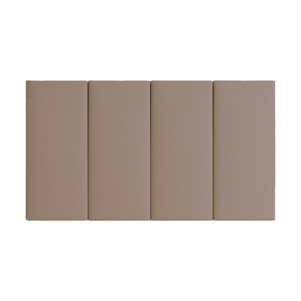 PIEZA MODULAR PANEL 60CMX20CM COLOR BEIGE OSCURO 1UNIDAD - 1