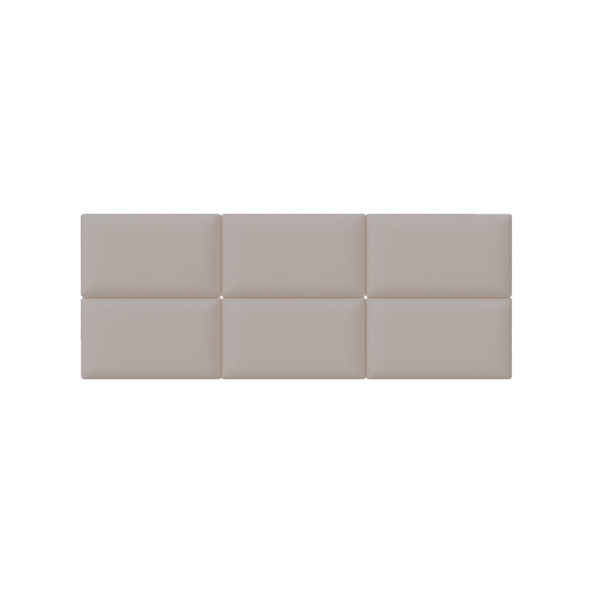 CABECERA MODULAR PANEL 30CMX40CM COLOR BEIGE OSCURO 1UNIDAD - 1