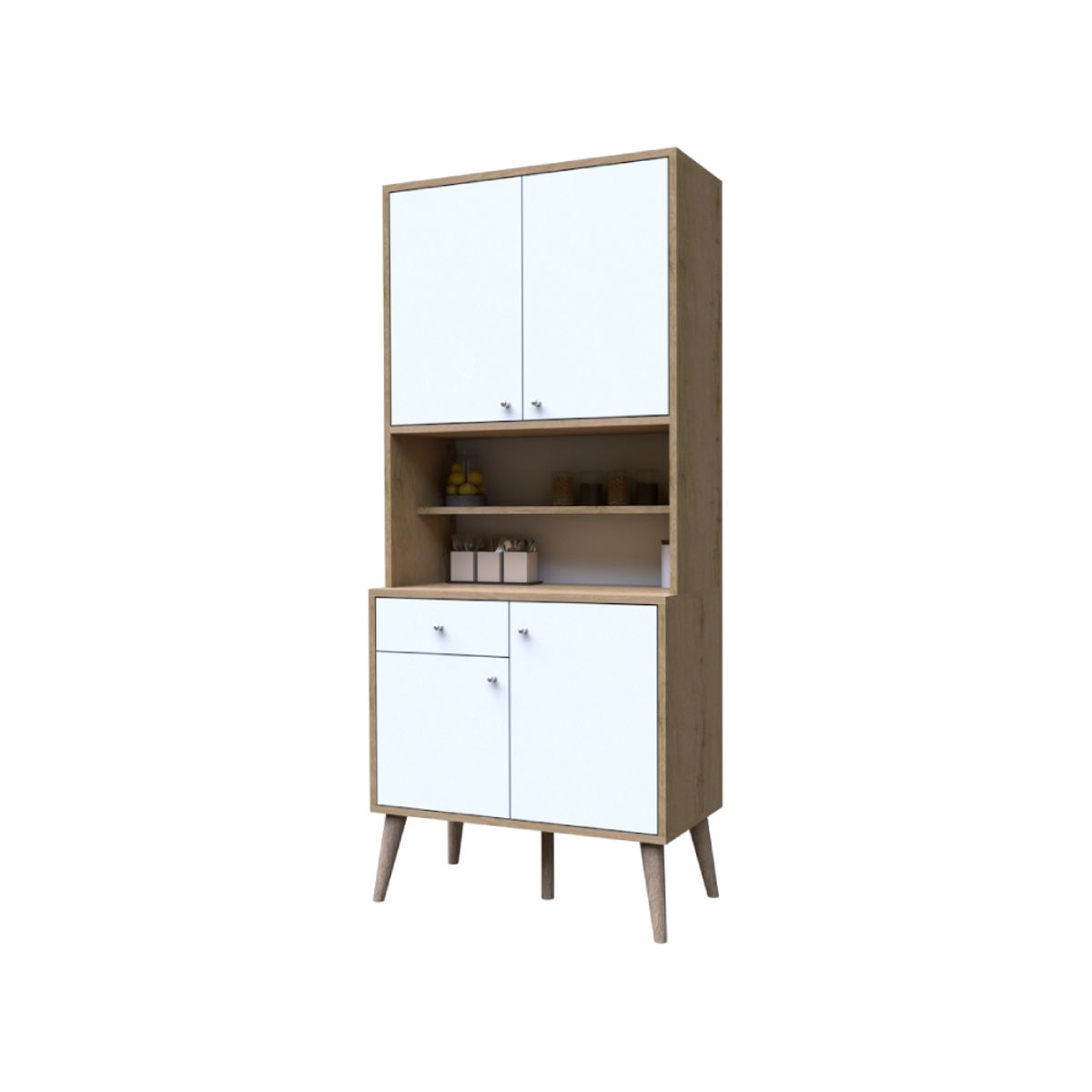 REPOSTERO 80CM 4 PUERTAS - COLOR TRIBECA - 1
