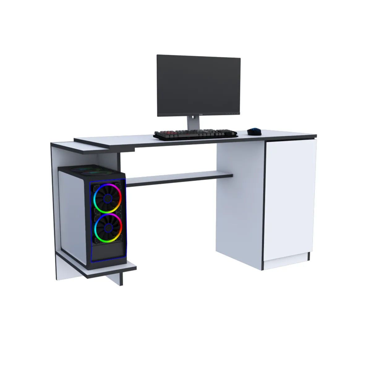 ESCRITORIO GAMER DOHA 140CM - INC ARMADO - 1