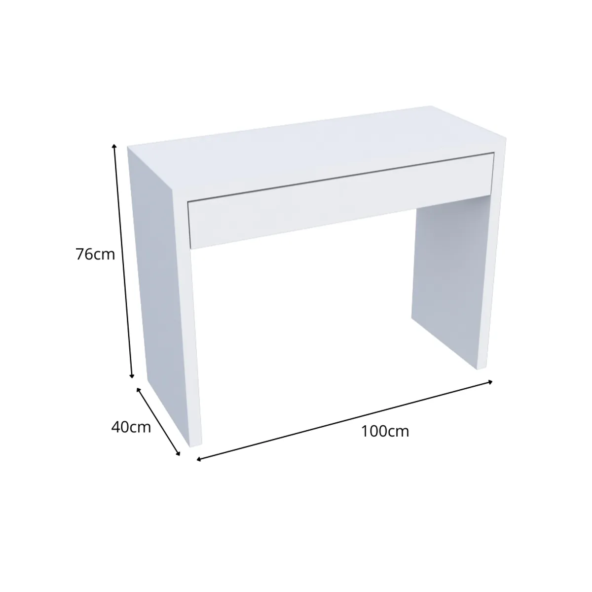 ESCRITORIO MINIMALISTA AUREN BLANCO - 1