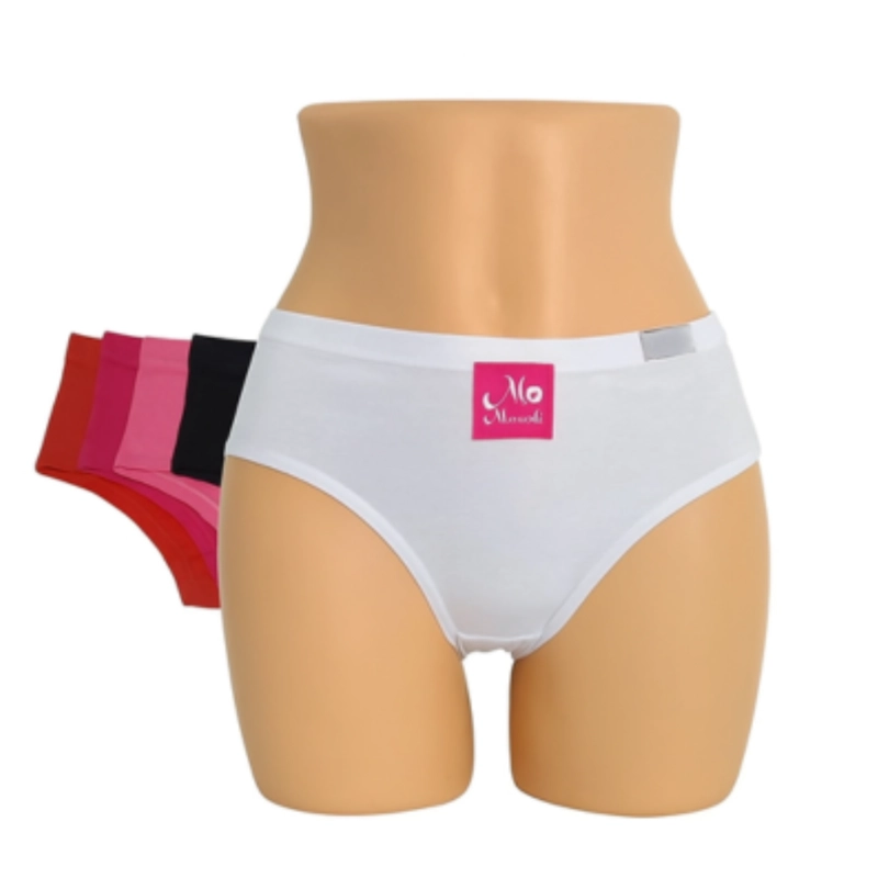 PACK X6 CALZÓN ALGODÓN PIMA MUJER MULTICOLOR TRUSA CACHETEROS - 1