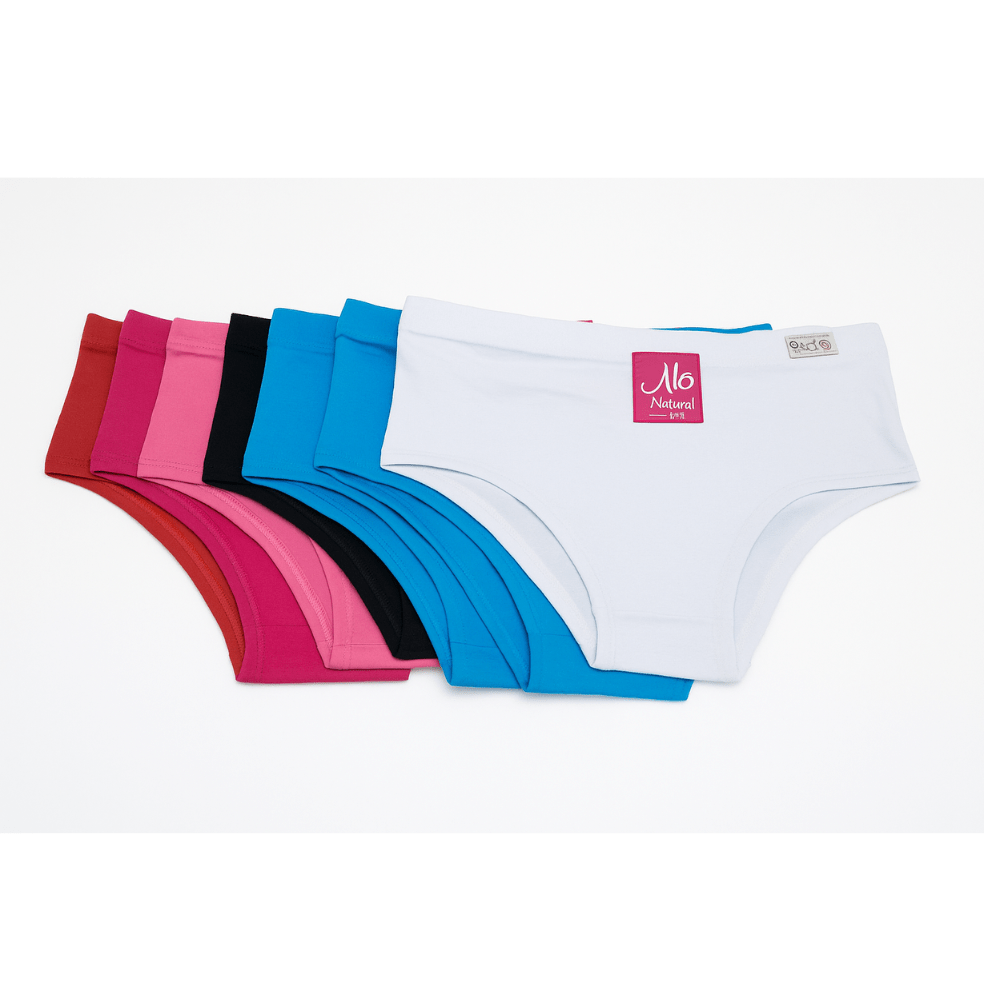 PACK X6 CALZÓN ALGODÓN PIMA MUJER MULTICOLOR TRUSA CACHETEROS - 2