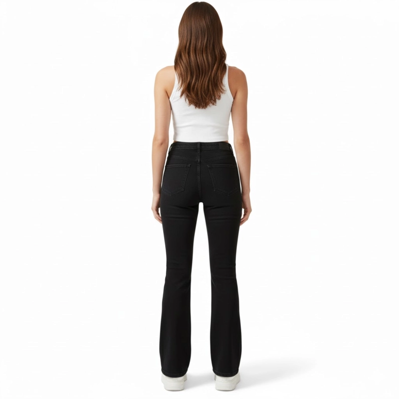 PANTALÓN FLARE JEANS STRECH - 3