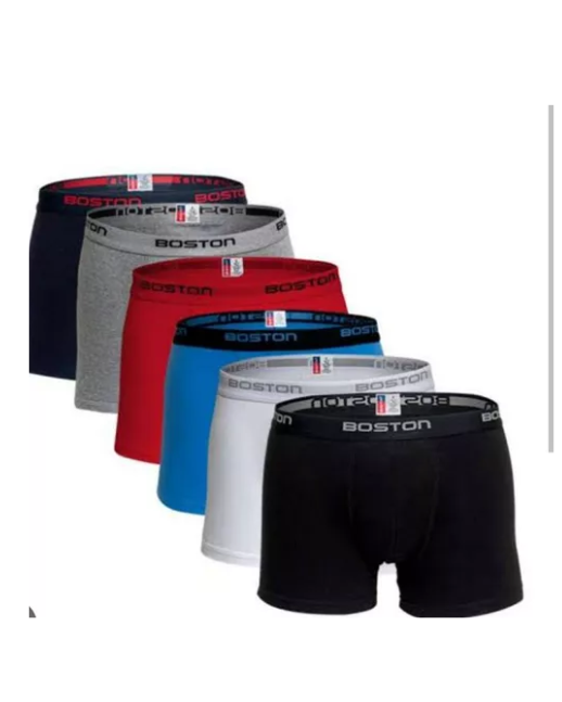 BOSTON PACK X6 BOXER CORTO MULTICOLOR - ROPA INTERIOR - 1