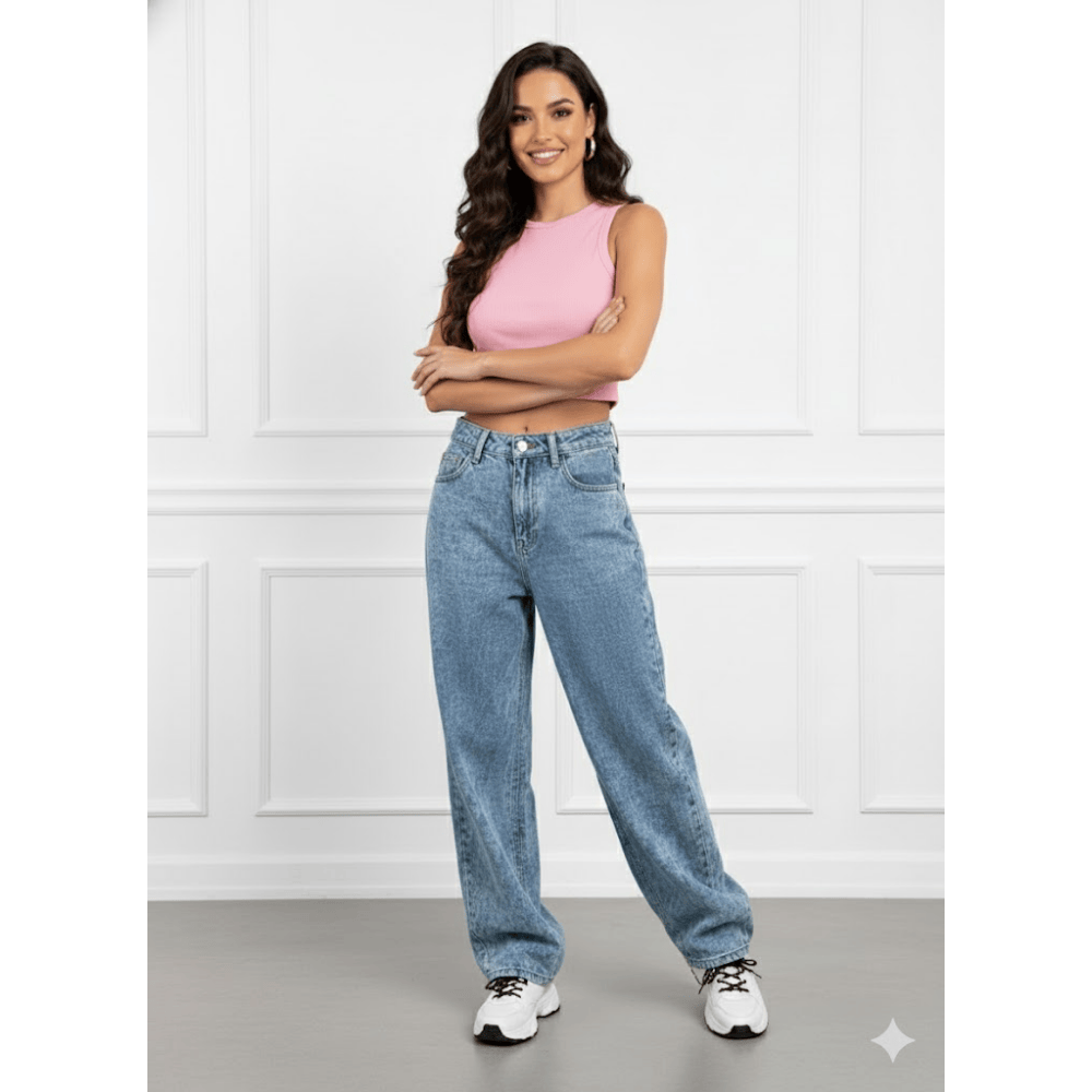 BAGGY JEAN CONFORT PANTALON - INT - 2