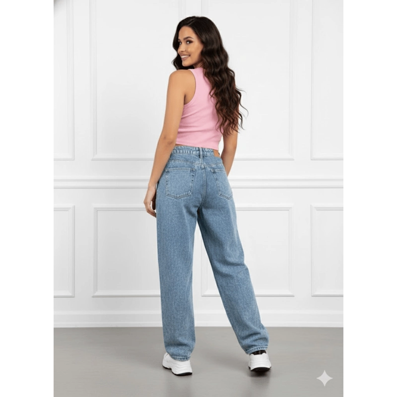 BAGGY JEAN CONFORT PANTALON - INT - 3