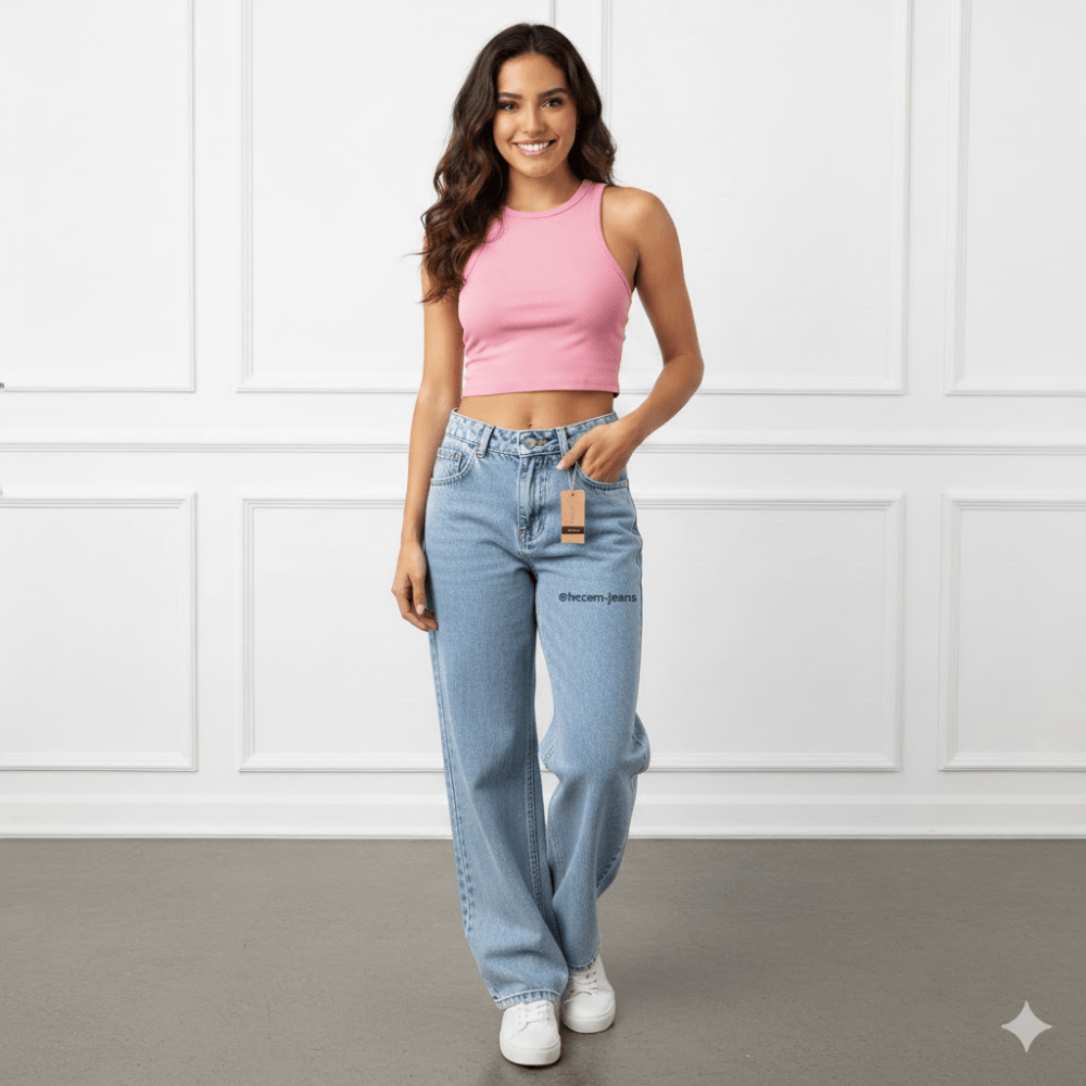 BAGGY JEAN CONFORT PANTALON - DAMA - 2