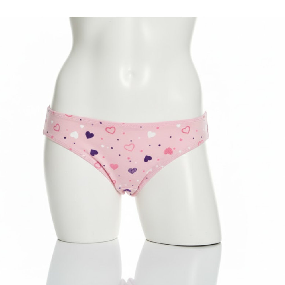 BIKINI CORAZÓN ALGODÓN - 6 UNIDADES - 1