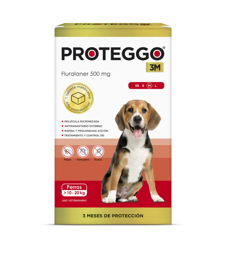 ANTIPULGAS PARA PERROS - PROTEGGO 3M (10 – 20 KG.) - 1