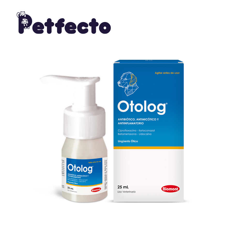 MEDICAMENTO PERROS Y GATOS OTOLOG 25ML - 1