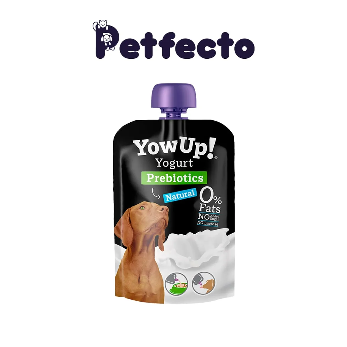 YOGURT PREBIOTICO PARA PERROS 115 GR. - 1
