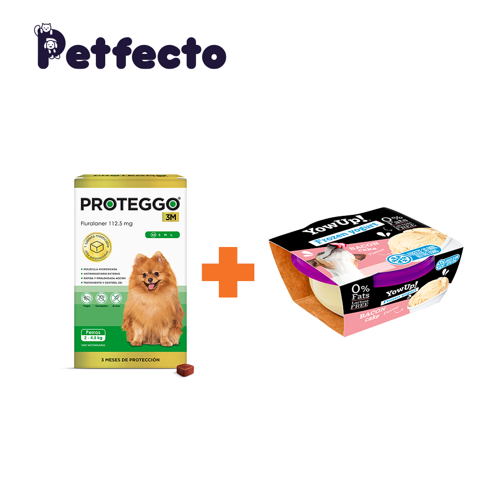 ANTIPULGAS PARA PERROS - 3 MESES (2 – 4.5 KG.) +1 HELADO BACON CAKE - 1