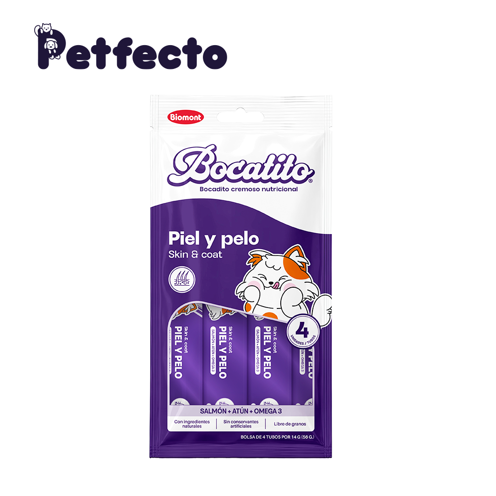 BOCATITO PIEL Y PELO (BOLSA X 4 SACHETS) - 1
