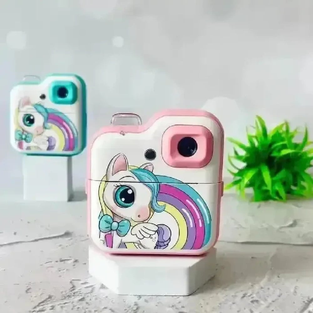 CÁMARA DIGITAL INFANTIL UNICORNIO CON IMPRESIÓN TÉRMICA - 4