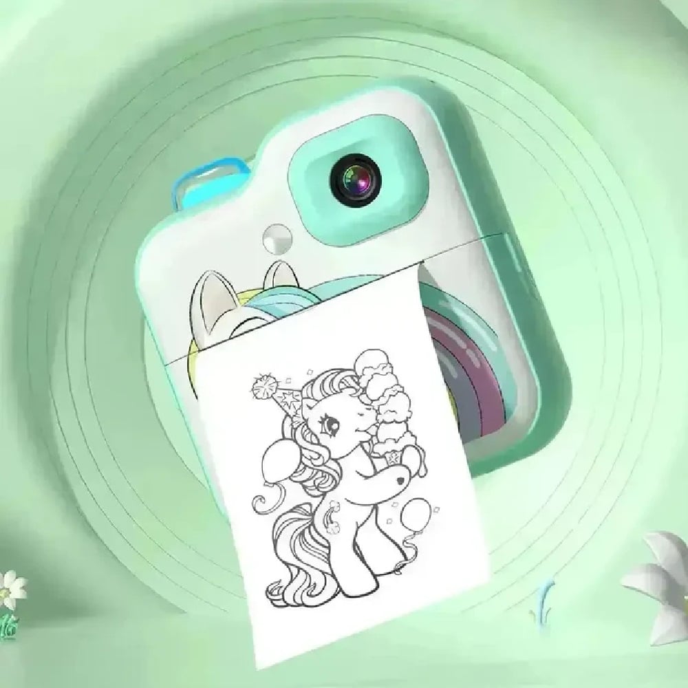 CÁMARA DIGITAL INFANTIL UNICORNIO CON IMPRESIÓN TÉRMICA - 5