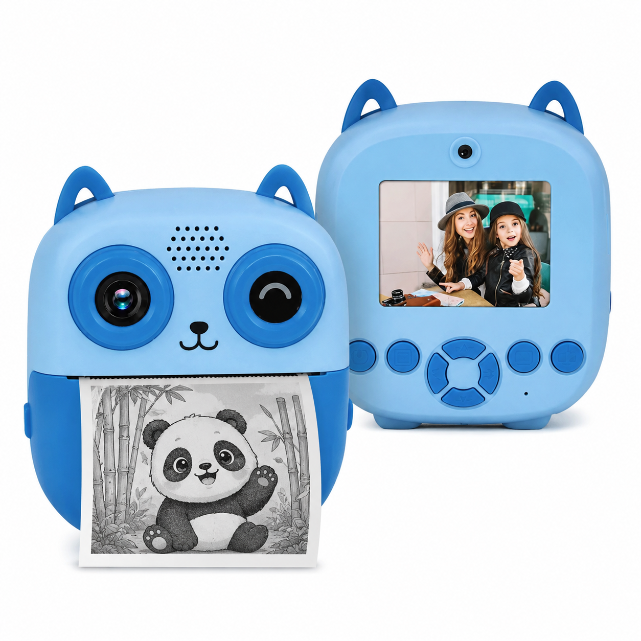 Cámara Instantánea Infantil con Impresora Térmica Fotos al Instante con Juegos - 1