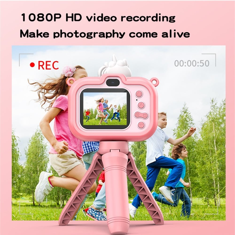 Cámara Infantil HD con Trípode Fotos Video y Filtros Diseño - 3