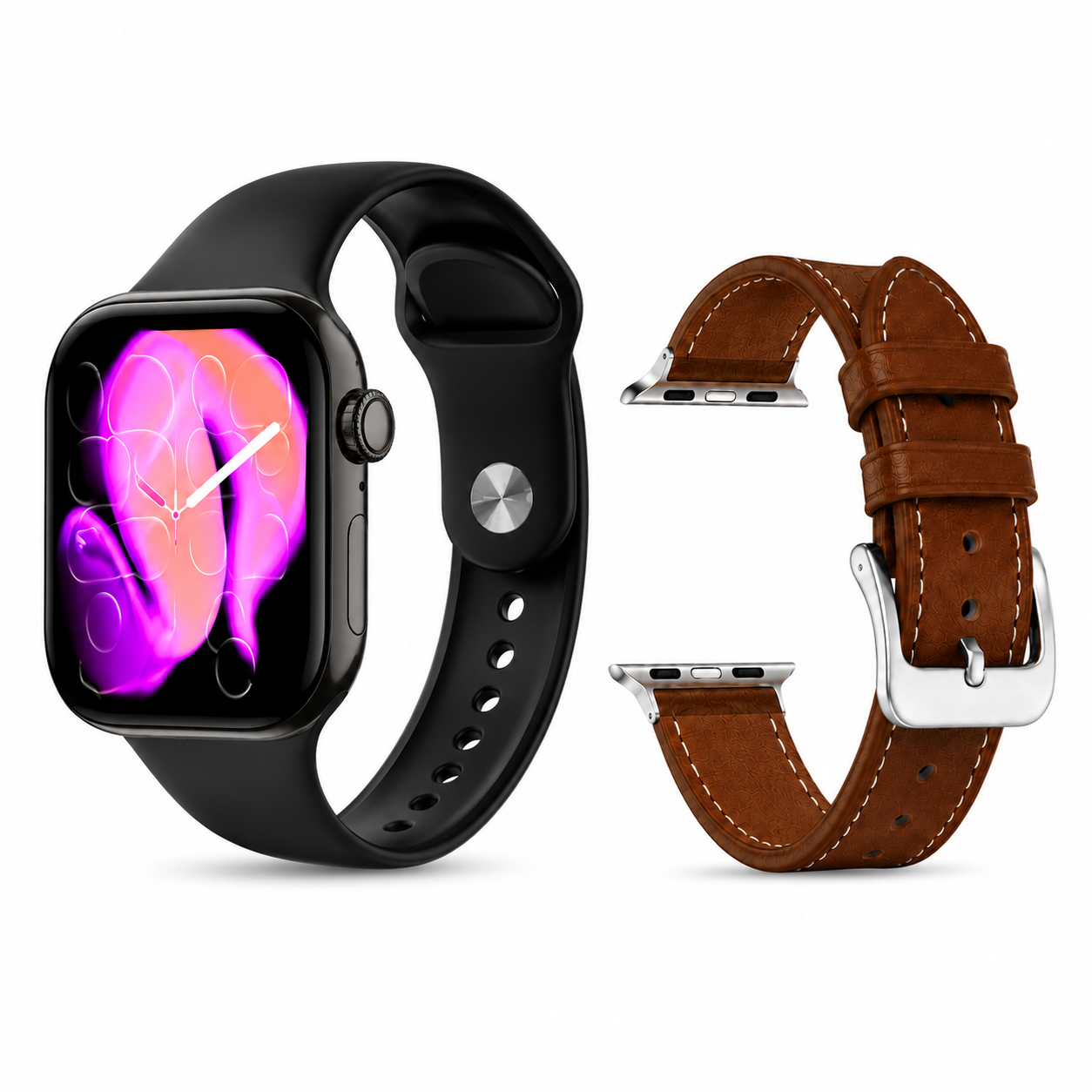 Smartwatch Microwear W11 Mini Pro AMOLED Llamadas Bluetooth Música 2GB Negro - 1