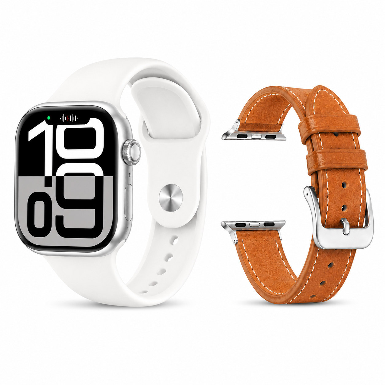 SMARTWATCH MUJER MICROWEAR W11 MINI PRO PLATEADO AMOLED LLAMADAS BLUETOOTH 2GB - 1