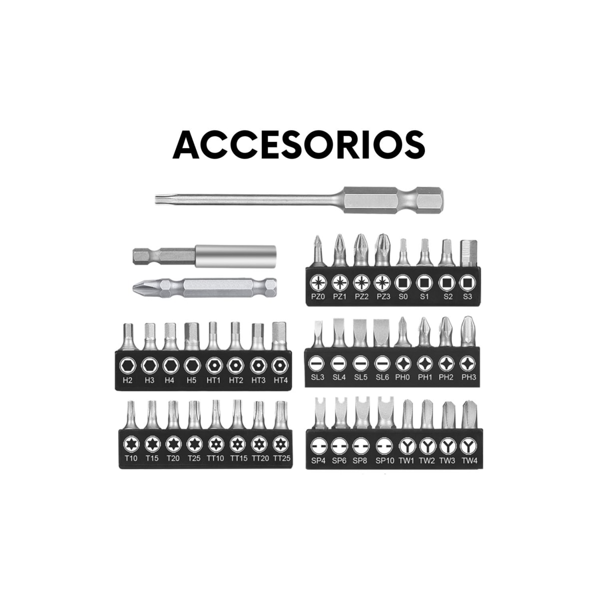 DESTORNILLADOR INALÁMBRICO DE 4V Y 5 N·M TOTAL TSDLI04062 - 9