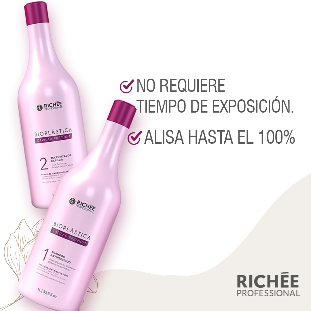 KIT ALISADOR RICHEE PROFESSIONAL 1L BIOPLASTICA CAPILAR PREMIUM - 4