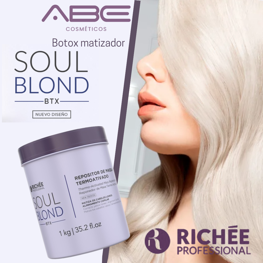 BOTOX RICHEE PROFESSIONAL 1KG SOUL BLOND RUBIOS Y PLATINADOS - 3