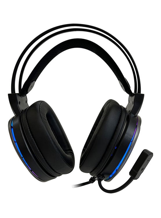 AURICULARES GAMING TEROS TE-8170N ESTÉREO 7.1, MICRÓFONO, CONECTOR USB, NEGRO, LUCES RGB - 4