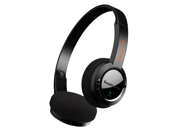 AUDIFONO C/MICROF. CREATIVE SB JAM V2 BT MULTIPOINT 32MM DUAL MIC LIGERO 84G CARGA USB-C APTX-HD/APTX LL/APTX/SBC BLACK (51EF0950 - 1