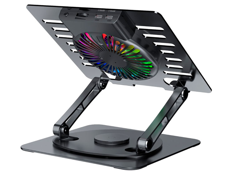 COOLER TEROS TE-7132N, COMPATIBLE CON NOTEBOOKS DE HASTA 15.6', 1 FAN DE 11 CM - 2