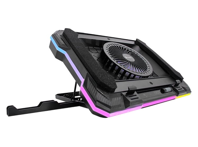 COOLER TEROS TE-7133N RGB, COMPATIBLE CON NOTEBOOKS DE 14' HASTA 19' - 1