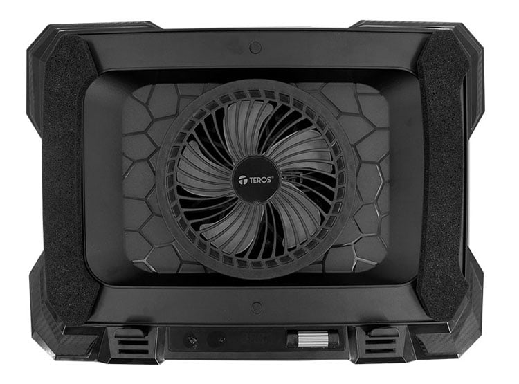 COOLER TEROS TE-7133N RGB, COMPATIBLE CON NOTEBOOKS DE 14' HASTA 19' - 4
