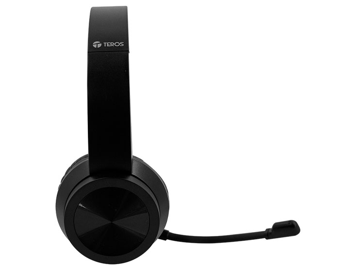 AUDÍFONO TEROS TE-8037N (HEADSET), NEGRO - 4