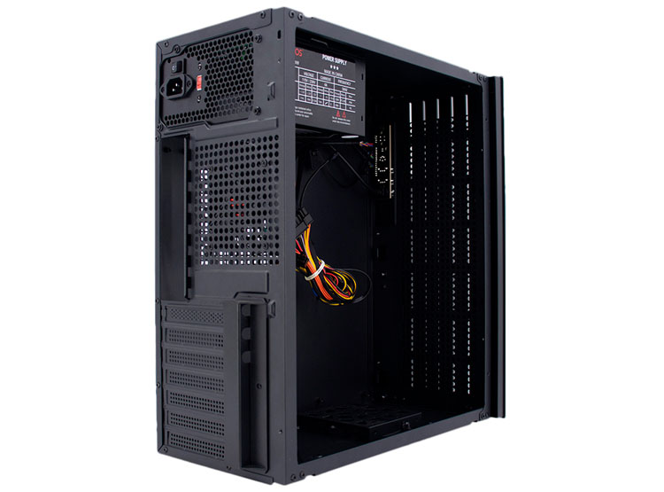 CASE TEROS TE-1036S, FACTOR DE FORMA ATX, 250 W, USB 3.0 / 2.0, AUDIO, NEGRO - 3