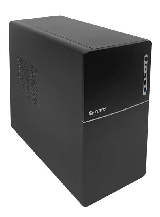 CASE TEROS TE-1038S, FACTOR DE FORMA ATX, 250 W, USB 3.0 / 2.0, AUDIO, NEGRO - 1