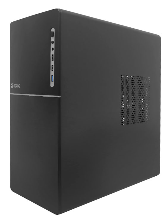 CASE TEROS TE-1038S, FACTOR DE FORMA ATX, 250 W, USB 3.0 / 2.0, AUDIO, NEGRO - 2