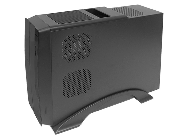CASE TEROS TE-1039S, SLIM, 250 W, USB 3.0 / USB 2.0, AUDIO HD, DVD, NEGRO - 3
