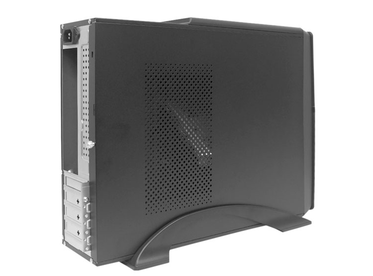 CASE TEROS TE-1039S, SLIM, 250 W, USB 3.0 / USB 2.0, AUDIO HD, DVD, NEGRO - 4