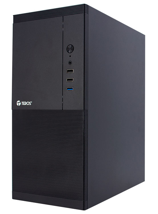 CASE TEROS TE-1033S, MINI TOWER ATX, 250 W, USB 3.0 / 2.0, AUDIO HD, NEGRO - 3