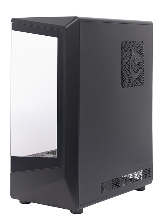CASE GAMER TEROS TE-1321G, MID TOWER, USB 3.0 / USB 2.0, AUDIO, VENTILADOR ARGB, NEGRO - 2