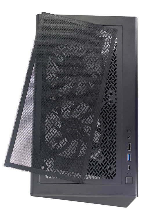 CASE GAMER TEROS TE-1321G, MID TOWER, USB 3.0 / USB 2.0, AUDIO, VENTILADOR ARGB, NEGRO - 4