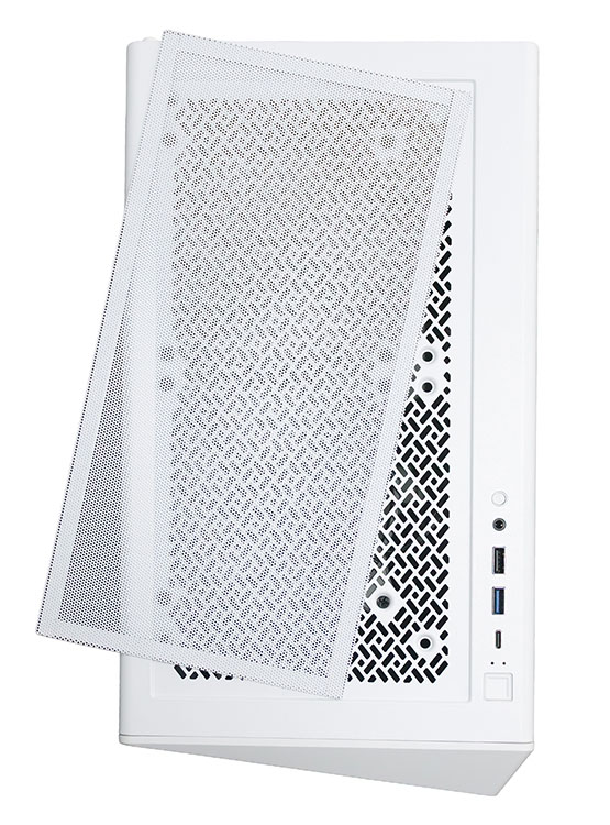 CASE GAMER TEROS TE-1322G, MID TOWER, USB 3.0 / USB 2.0, AUDIO, VENTILADOR ARGB, BLANCO - 4