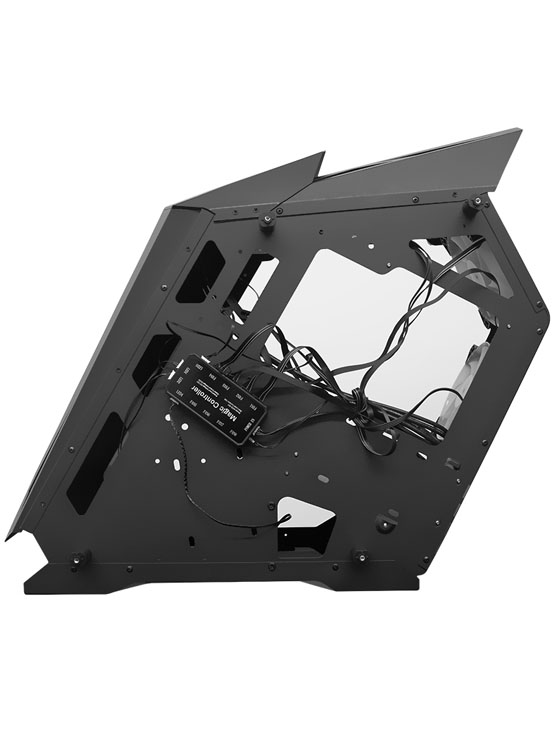 CASE GAMER TEROS TE-1314G, MID TOWER, USB 3.0 / USB 2.0, AUDIO, VENTILADOR ARGB, NEGRO - 3