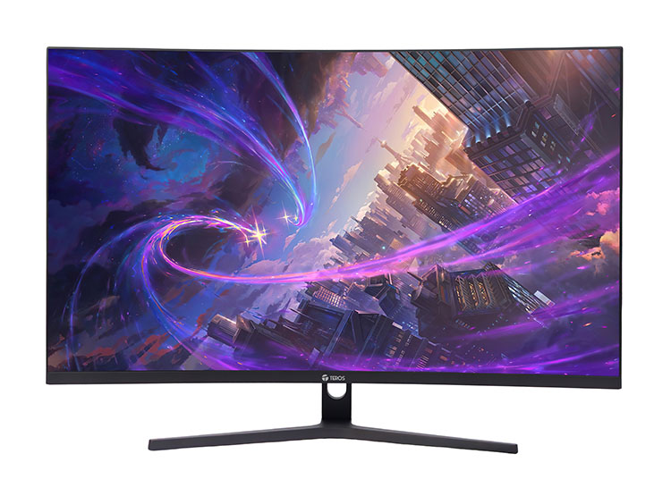MONITOR CURVO GAMING TEROS TE-3217G, 31.5' VA, 165HZ, 1MS, DP, HDMI, AUDIO OUT - 1