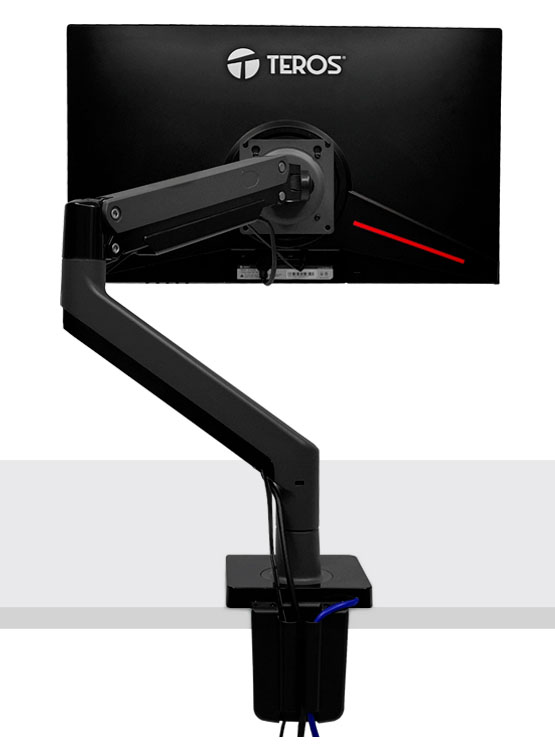 RACK PARA MONITOR DE 22' A 35' / BRAZO SOPORTE TEROS TE-7113 - 5